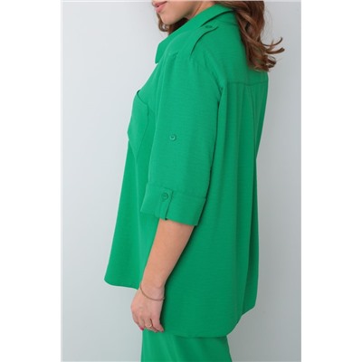 Andrea Fashion 3 зелёный, Брюки,  Рубашка
