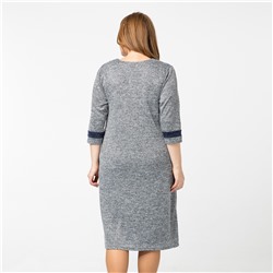 Платье, трикотаж, серый