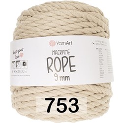 Пряжа YarnArt Macrame Rope 9 мм