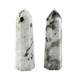 Кристалл из лунного камня "Карандаш" 28*28*103мм, 136-140г