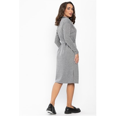 Платье В ритме мегаполиса (серое) П14056-33М