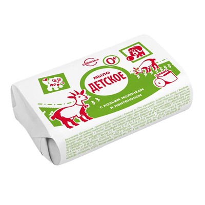 Мыло ДЕТСКОЕ 100г с козьим молочком и пантенолом