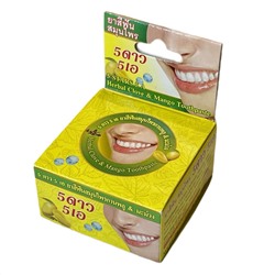 Herbal CLOVE & MANGO Toothpaste, 5 Star (Отбеливающая зубная паста ГВОЗДИКА И МАНГО), шайба, 25 г.