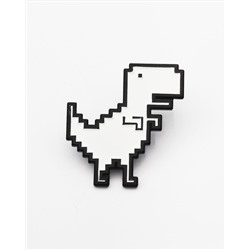 Металлический значок "Дино T-Rex Game"