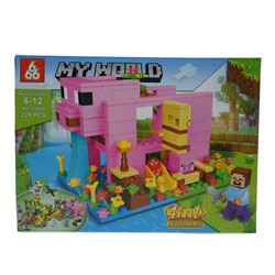 Конструктор My World 4в1 220дет. 29*21см / коробка 66080-1
