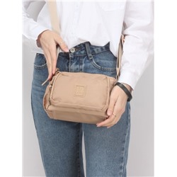Сумка женская текстиль BoBo-9608,  1отд,  плечевой ремень,  бежевый 246609
