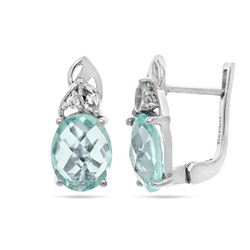 Серьги из серебра топаз, Виталина