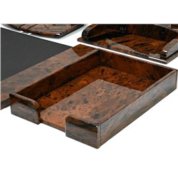 Настольный набор из обсидиана "Консул 2" 1140*760*230мм.