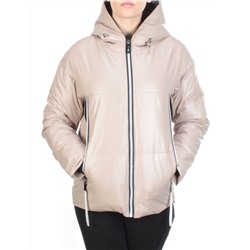 8278 BEIGE Куртка демисезонная женская BAOFANI (100 гр. синтепон) размер 52