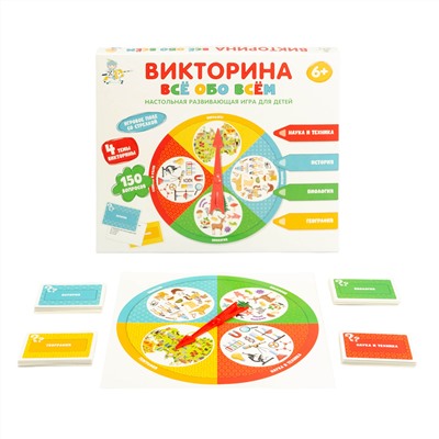 Настольная игра викторина «Все обо всем»