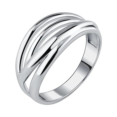 Кольцо из серебра без вставки, Л-14007