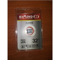 Карта памяти MicroSD 32GB Exployd К10