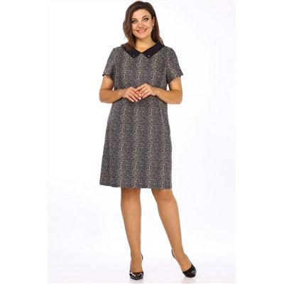 Lady Style Classic 1749/5 синий_беж, Платье