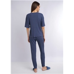 CLE LTR12-991 Брюки жен. Топаз, джинсовый, Таблица размеров на женскую одежду «ЭЙС», «ТЕТ-а-ТЕТ» и «CLEVER WEAR» из трикотажа, Таблица размеров на женскую обувь