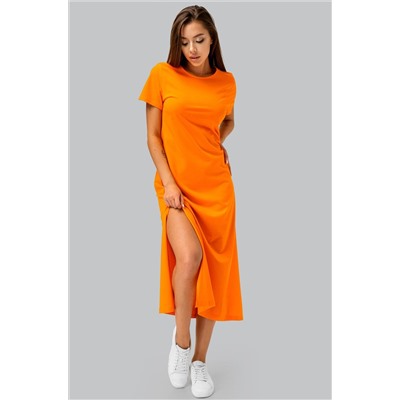 Однотонное женское платье-футболка Happyfox