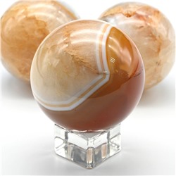Шар из сердолика, диаметр 51-53мм