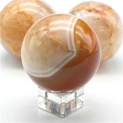 Шар из сердолика, диаметр 51-53мм