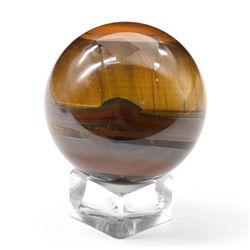 Шар из тигрового глаза, диаметр 53-55мм, 210г