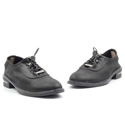 S49-T49 S19-121 Y1058 BLACK Полуботинки женские (натуральная кожа) размер 37