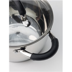 Набор посуды 6 предметов 1,8 л; 2,5 л; 3,2 л (4шт)