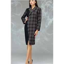 Angelina & Сompany 599 зеленая_клетка, Платье