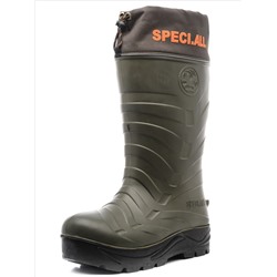 Сапоги мужские SPECI.ALL из ЭВА с манжетой.подошва ПУ, арт. 920-70PW, -70С, цв. олива.