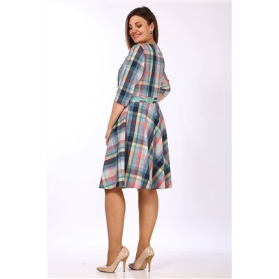 Lady Style Classic 580 мультиколор_"Клетка", Платье