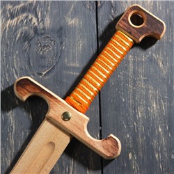 Сувенирное деревянное оружие "Сабля воеводы", массив бука, 65 см, микс