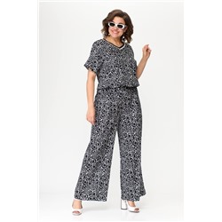 Karina deLux М-1087 черно-белый, Брюки,  Джемпер