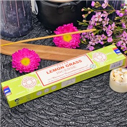 LEMON GRASS Incense, Satya (Благовония ЛЕМОНГРАСС, Сатья), 15 г.