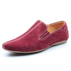 F027-97-2 RED Полуботинки мужские (натуральная замша) размер