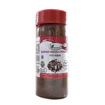 GARAM MASALA POWDER, Karmeshu (СМЕСЬ СПЕЦИЙ ГАРАМ МАСАЛА, Кармешу), баночка с дозатором, 50 г.