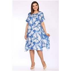 Lady Style Classic 2575 голубой_с_белым, Платье
