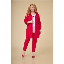 Svetlana-Style 1527 красный, Кардиган,  Брюки,  Блуза
