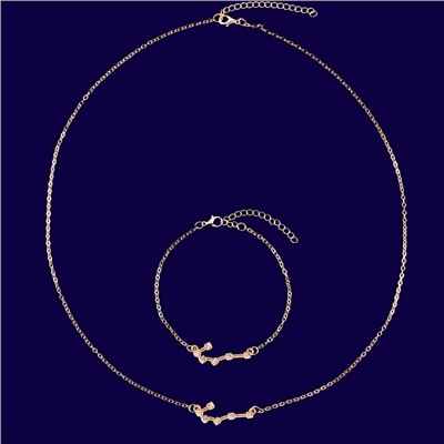 Комплект браслет + подвеска созвездие СКОРПИОН (алмазный), Giftman, 1 шт.