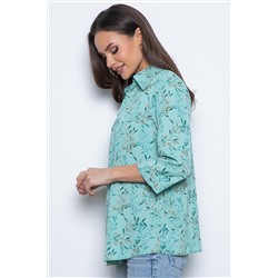 Блуза Супер Стайл (бирюза)