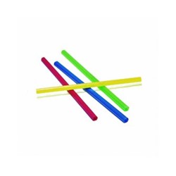 Трубочка 0,5*12,5см 400шт Proff без изгиба цветная (50)