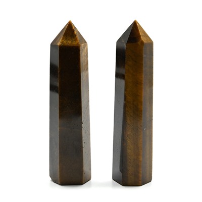 Кристалл из тигрового глаза "Карандаш" 21*25*102мм, 80-89г