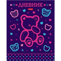 Дневник 1-11 класс (твердая обложка) "Мишутка" (085814) 31156 Хатбер