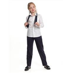 Брюки для школы (унисекс) 22-6035 синий