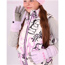 051-TCH Перчатки для девочки (6-8 лет)