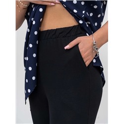 Костюм женский Текс-Плюс, цвет черный синий