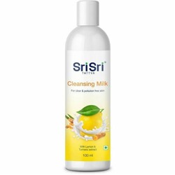 CLEANSING MILK, Sri Sri Tattva (МОЛОЧКО ДЛЯ СНЯТИЯ МАКИЯЖА с экстрактами лимона и куркумы, Шри Шри Таттва), 100 мл.