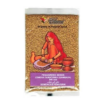 FENUGREEK SEEDS, Bharat Bazaar (СЕМЕНА ПАЖИТНИКА (шамбалы), Бхарат Базар), 100 г.
