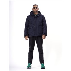 Горнолыжная куртка MTFORCE мужская темно-синего цвета 2302TS