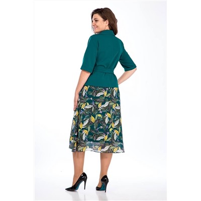 Lady Style Classic 2670 изумрудный, Юбка,  Жакет