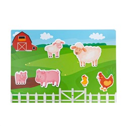 Пластик на липучках «Мама и малыш» (в конверте A4)