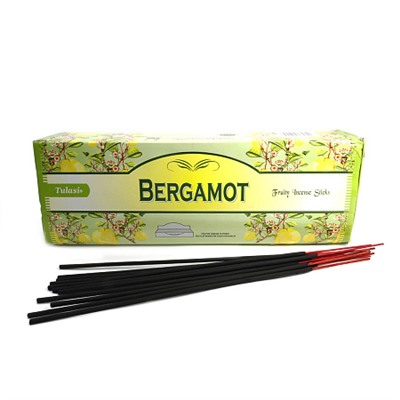 Tulasi BERGAMOT Fruity Incense Sticks, Sarathi (Туласи благовония БЕРГАМОТ, Саратхи), уп. 20 палочек.