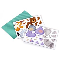 Игра магнитная «Всякая всячина. Зоопарк» 6 зверей