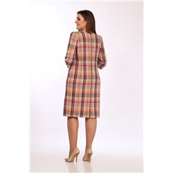 Lady Style Classic 432/8 клетка_бежевый, Платье